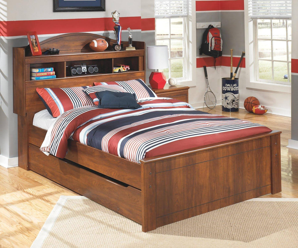 Twin Bookcase Headboard Brown Z5344