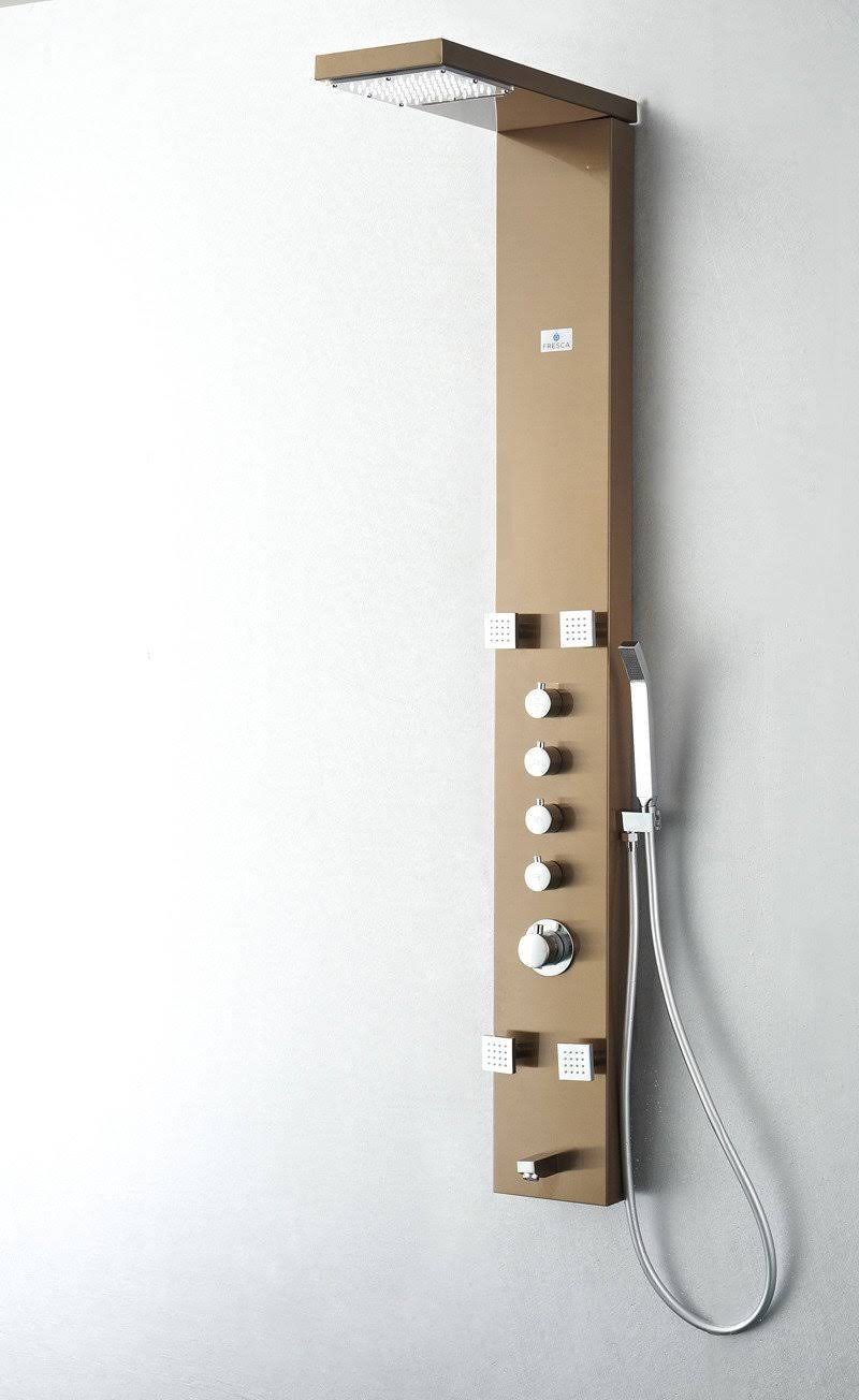 Stainless Steel Thermostatic Shower Massage Panel D9434