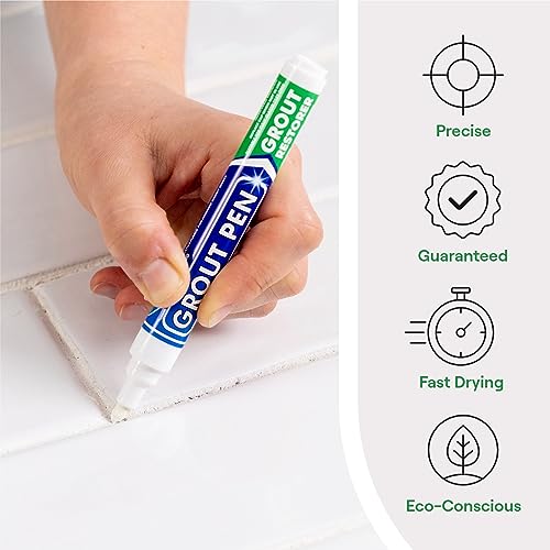 White Narrow 5mm Tip Grout Pen (7mL) T6195