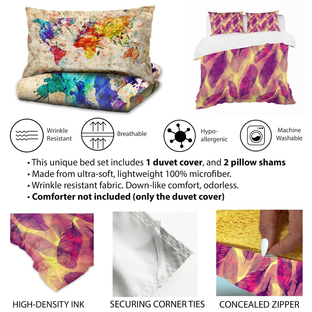 Blue Coastal Duvet Cover Set - Twin M23178
