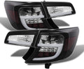 Black LED Bar Tail Lights Brake Lamps Left+Right I5108
