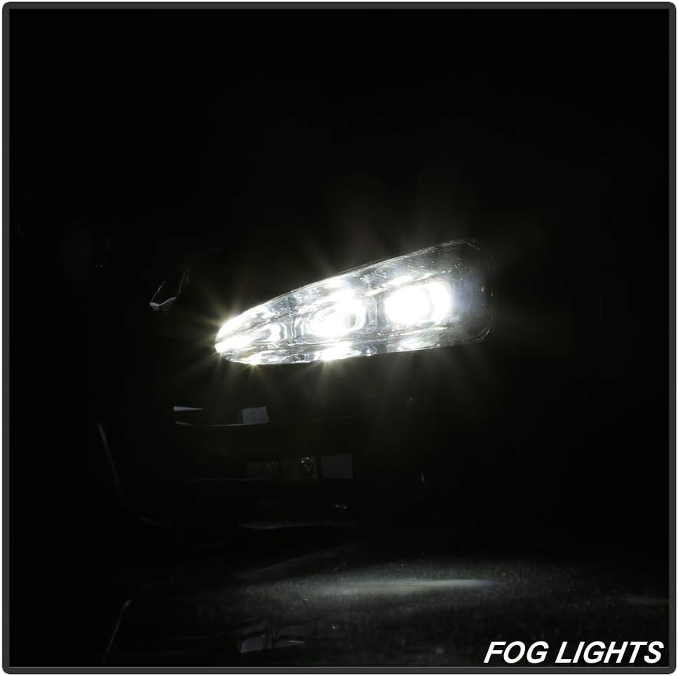 LED Bumper Fog Driving Lights with Switch Assembly Driver & Passenger Side S8005