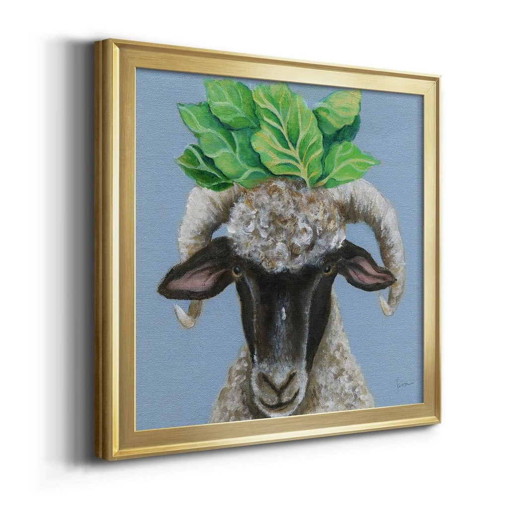 Black 32x32 Framed Canvas A105
