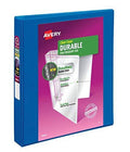Carpeta Durable View de 1 pulgada, azul U1350
