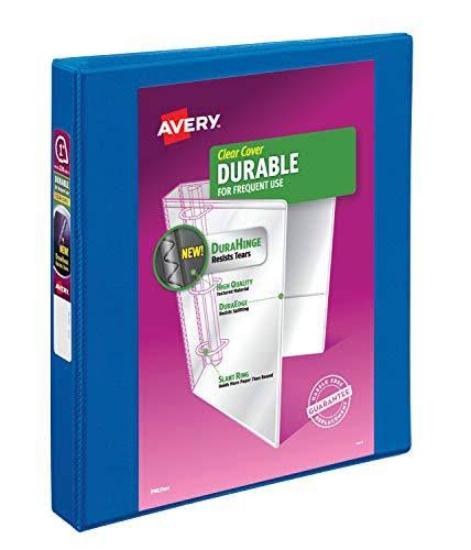 Carpeta Durable View de 1 pulgada, azul U1350