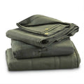 6' x 8' Heavy Duty Green Drab Canvas Tarp 12 oz P956469