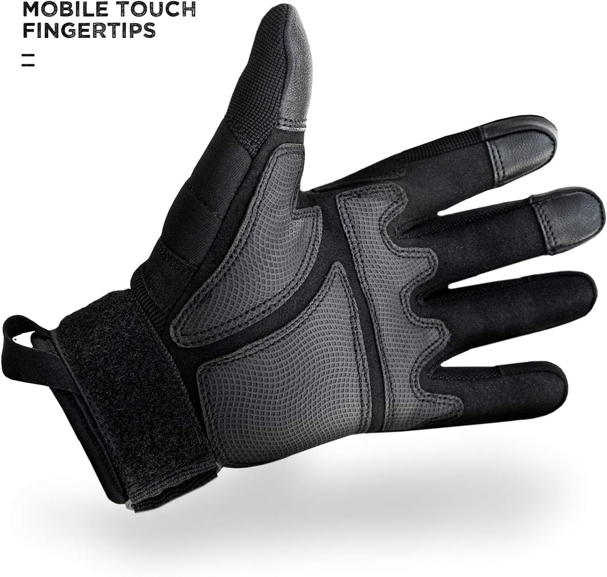 Lightweight Carbon Fiber Motorcycle Gloves with Touch Screen Fingertips P61488