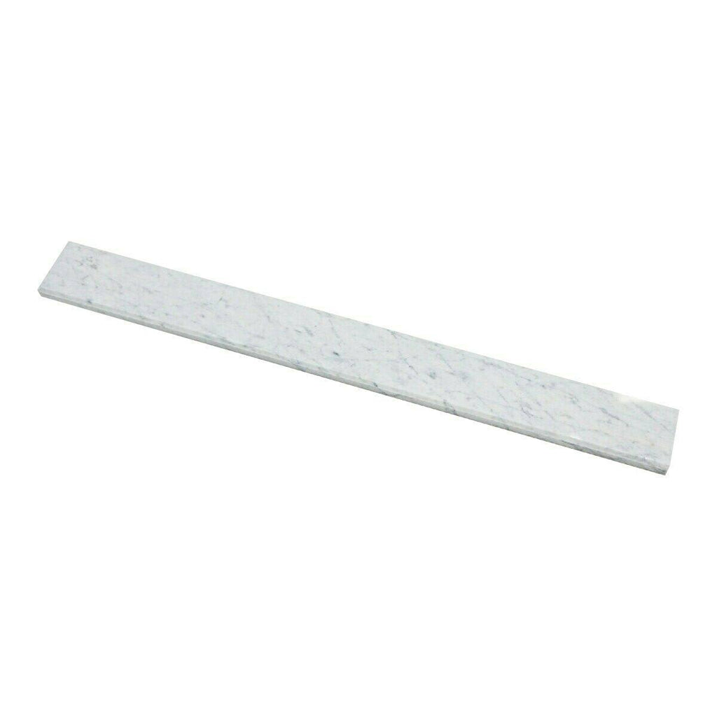 Bianco Carrara Polished Marble Saddles K617