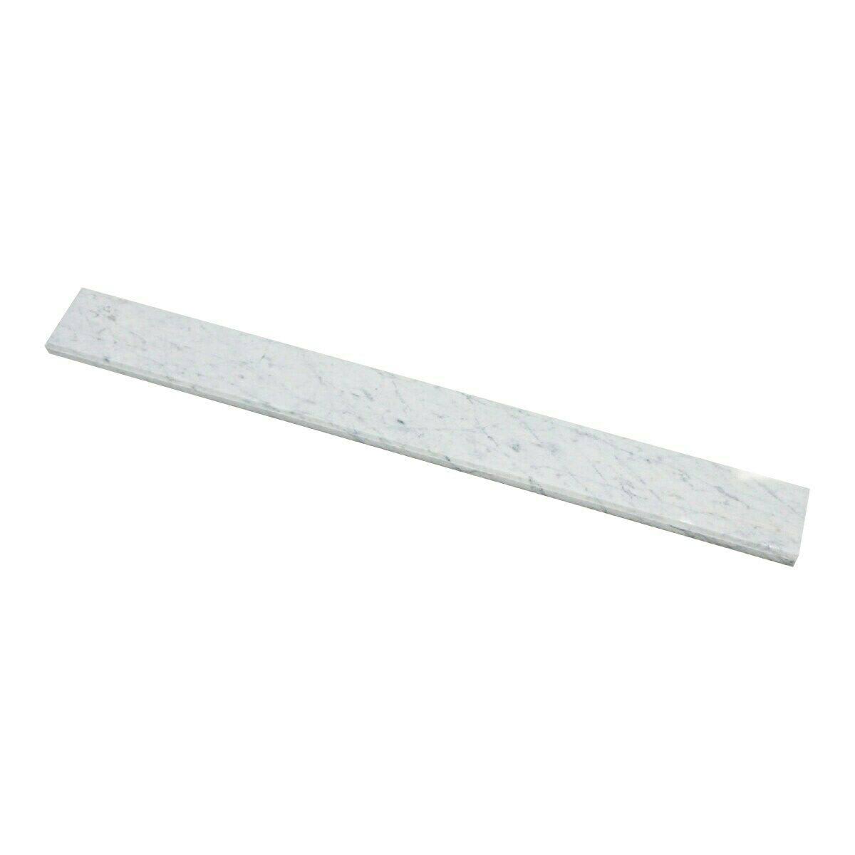 Bianco Carrara Polished Marble Saddles K617