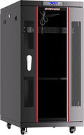 18U Locking Server Rack Cabinet with Casters R87340