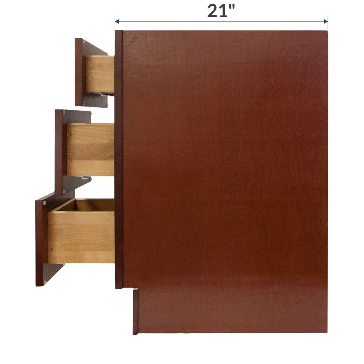 Vanity Drawer Base Cabinet 12 in W x 21 in D x 34 1/2 in H I162741