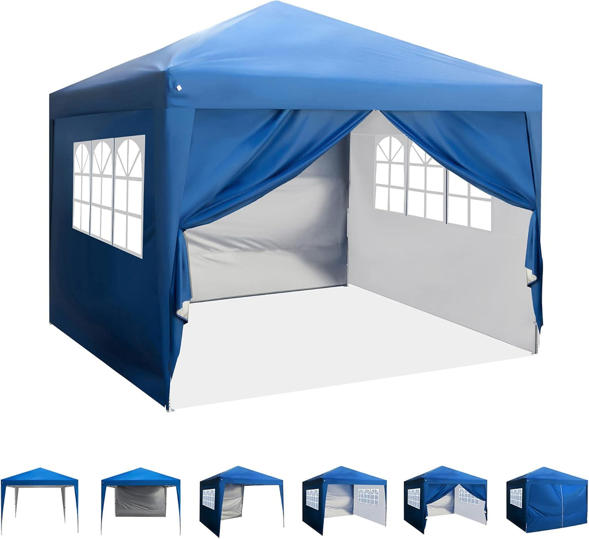 10'x10' Pop Up Canopy with Sidewalls A13337