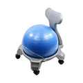 Plastic Mobile Ball Chair with Back W60962