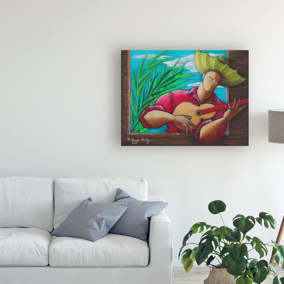 Musicians Guitar 1 18x24 S16760