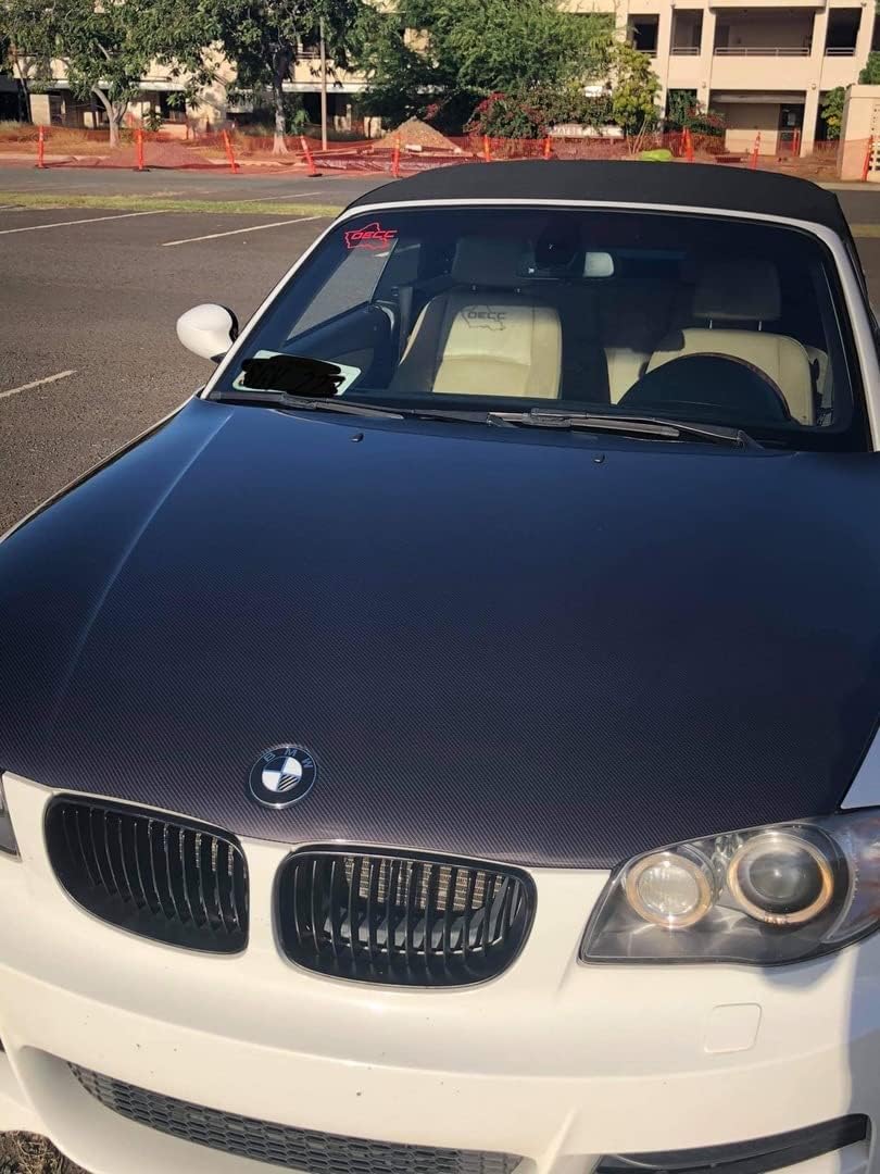 Black Carbon Fiber Vinyl Wrap 5ft x 5ft C420600
