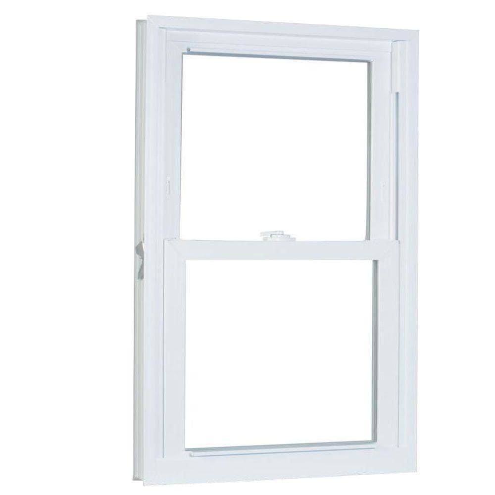 White Vinyl Double Hung Window C67853