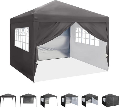 10'x10' Pop Up Canopy with Sidewalls A13337