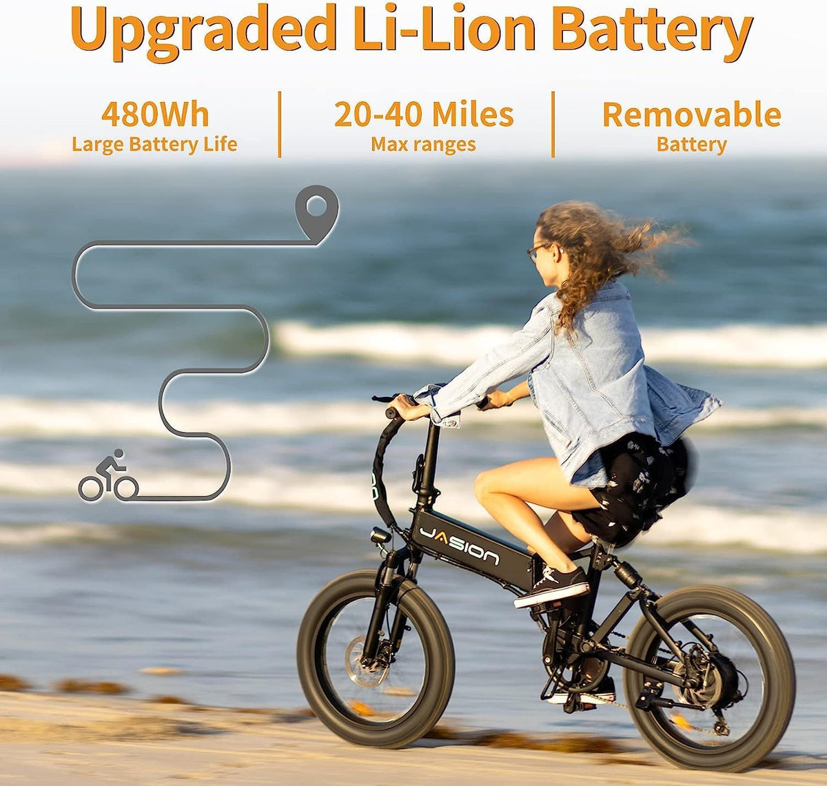 48V 10Ah Removable Lithium-Ion Battery for Electric Bike C5197