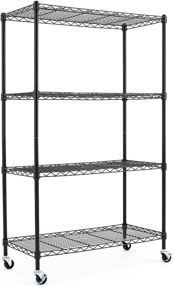5-Shelf Adjustable Carbon Steel Wire Shelving Unit L62696