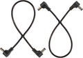 1 Foot Right Angle DC Power 5.5mm x 2.1mm Patch Cables A6156