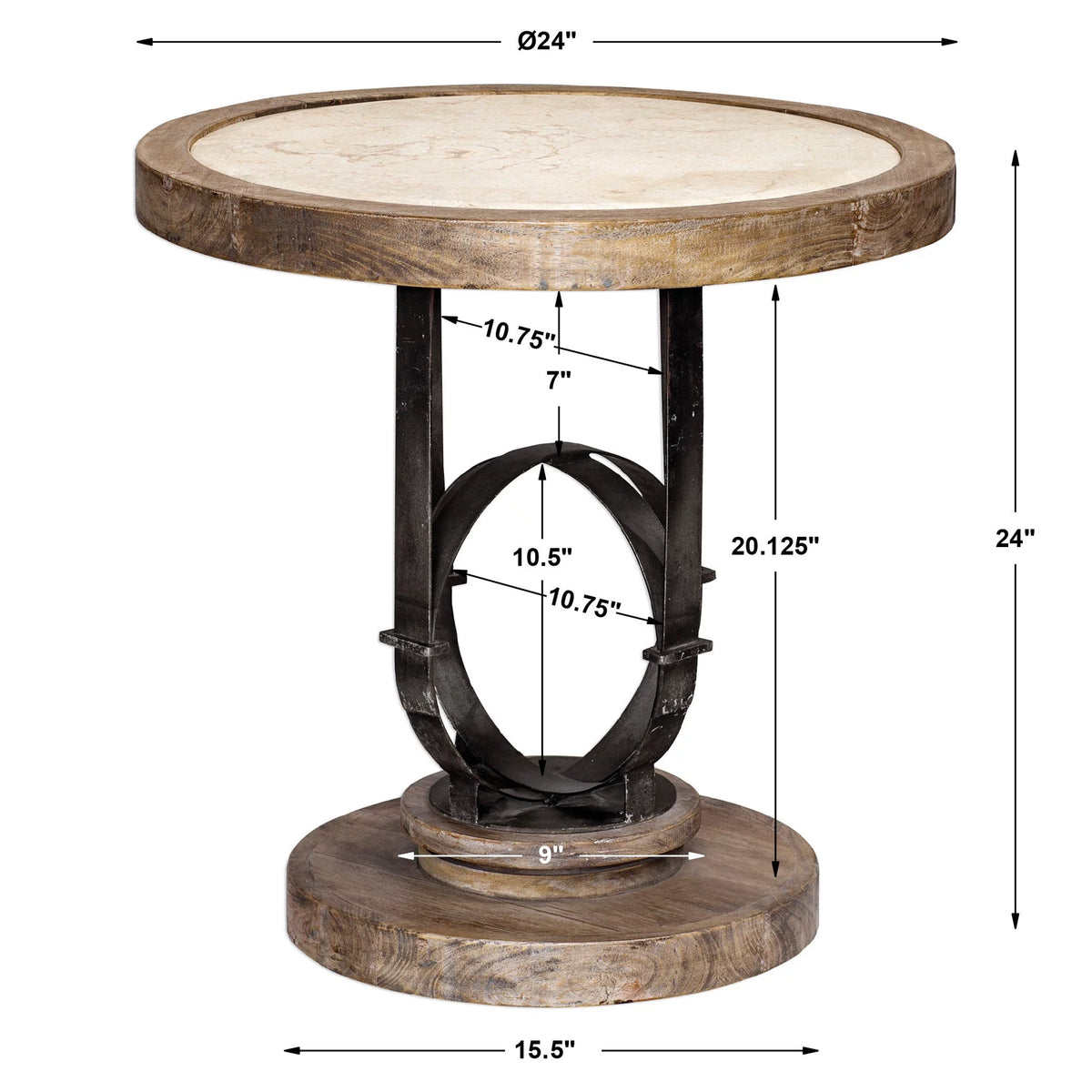 Light Oak Side Table J111