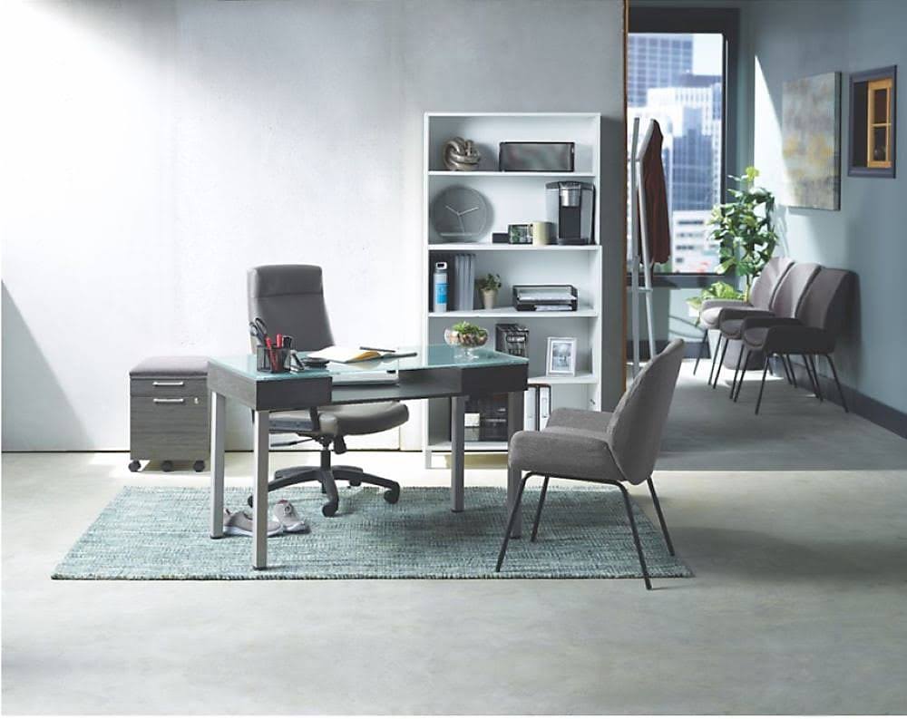 Fabric Guest Chair Gray Seat/Back I8823