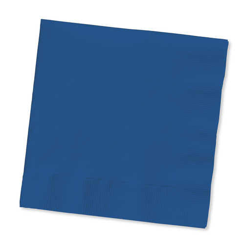 Navy Beverage Napkin, 2 Ply, Case of 1200 T342