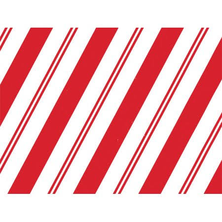 Cane Candy Stripe Gift Wrap Z868