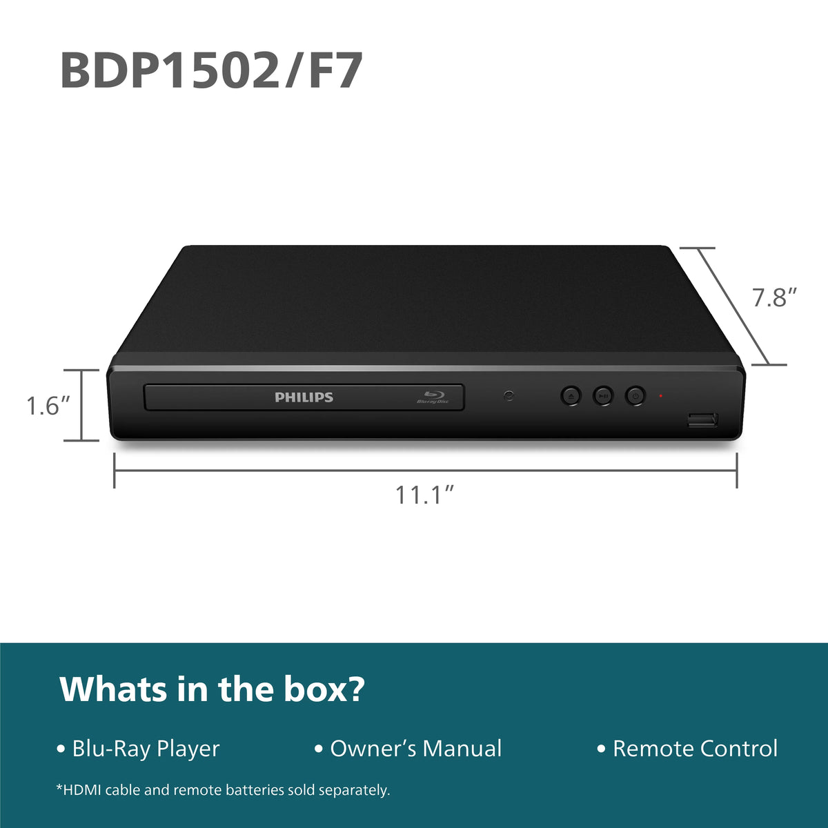Blu-Ray and DVD Player T9428