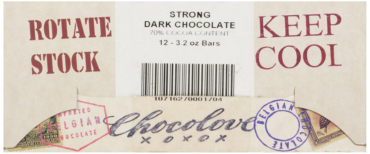 Dark Chocolate 70%, 3.2 Ounce (Pack of 12) W6332
