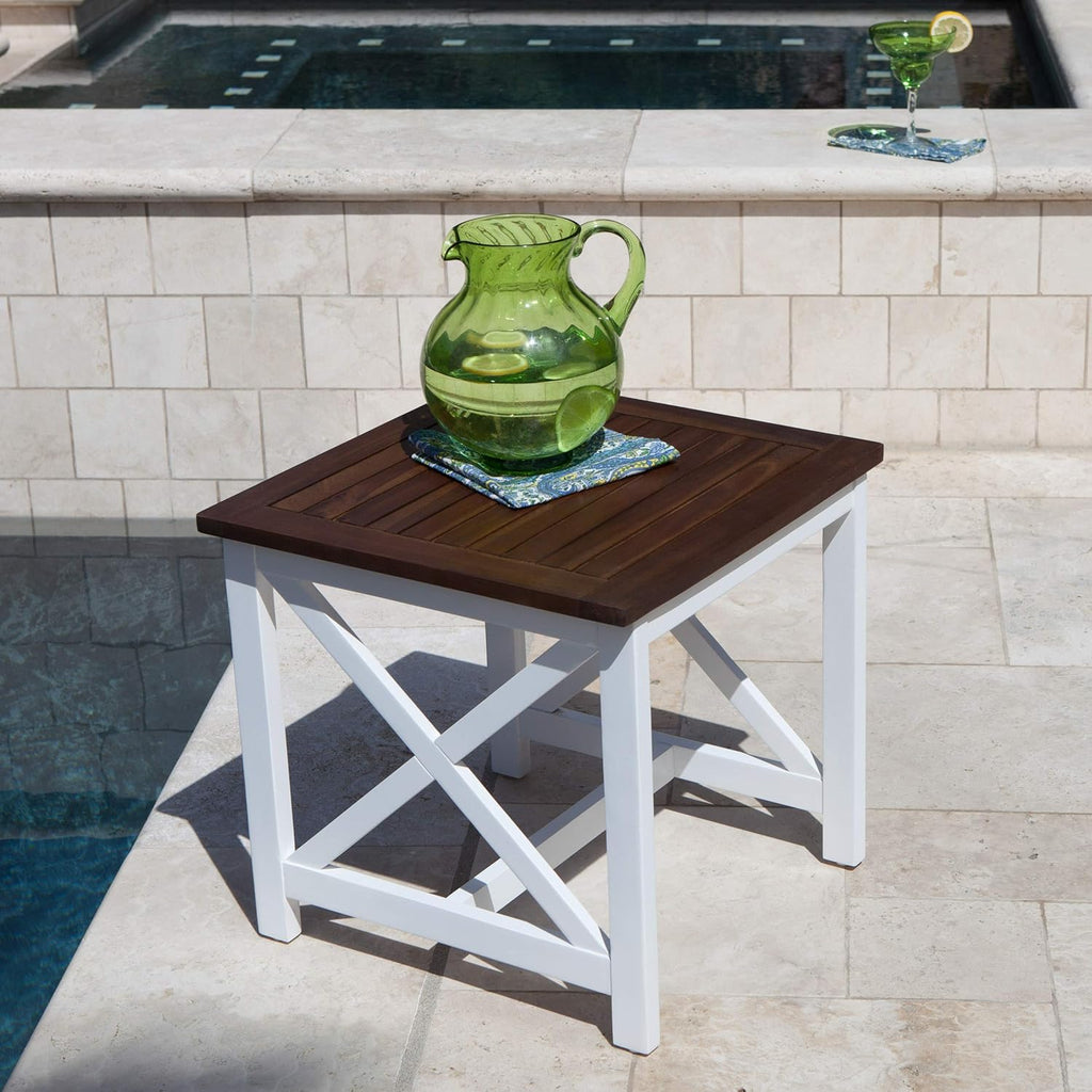 Acacia Wood End Table G519118