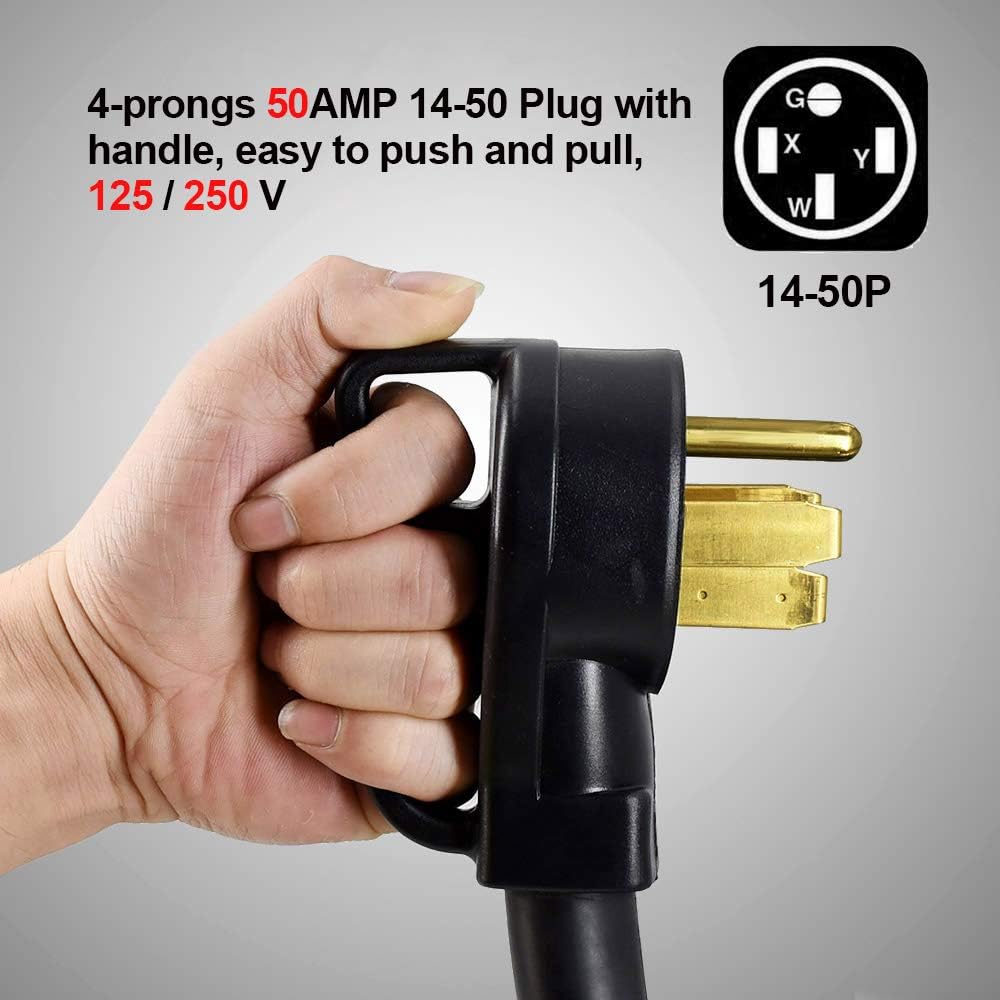 30FT 50A Heavy Duty RV Power Adapter Cable B888
