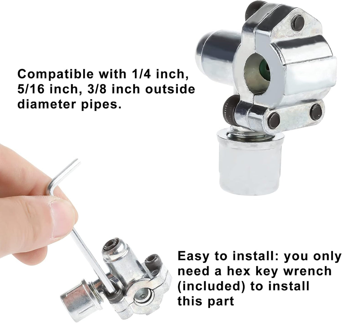 Refrigerant Charging Hose Gauge with 3 Pack Bullet Piercing Tap Valve Kit J4996