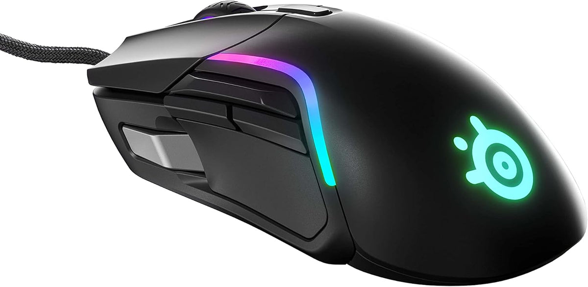 Black Gaming Mouse with 9 Programmable Buttons M19038