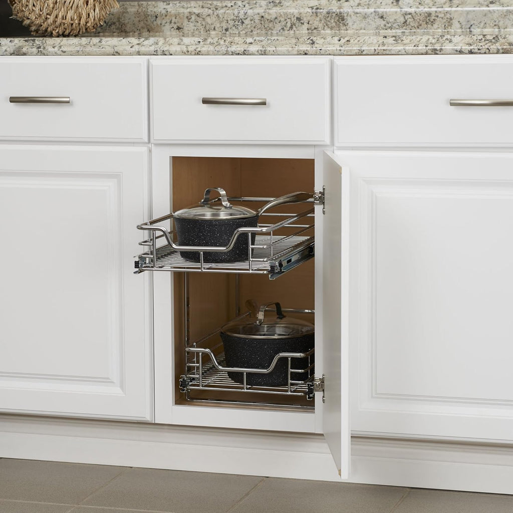 2-Tier Sliding Cabinet Organizer A59471