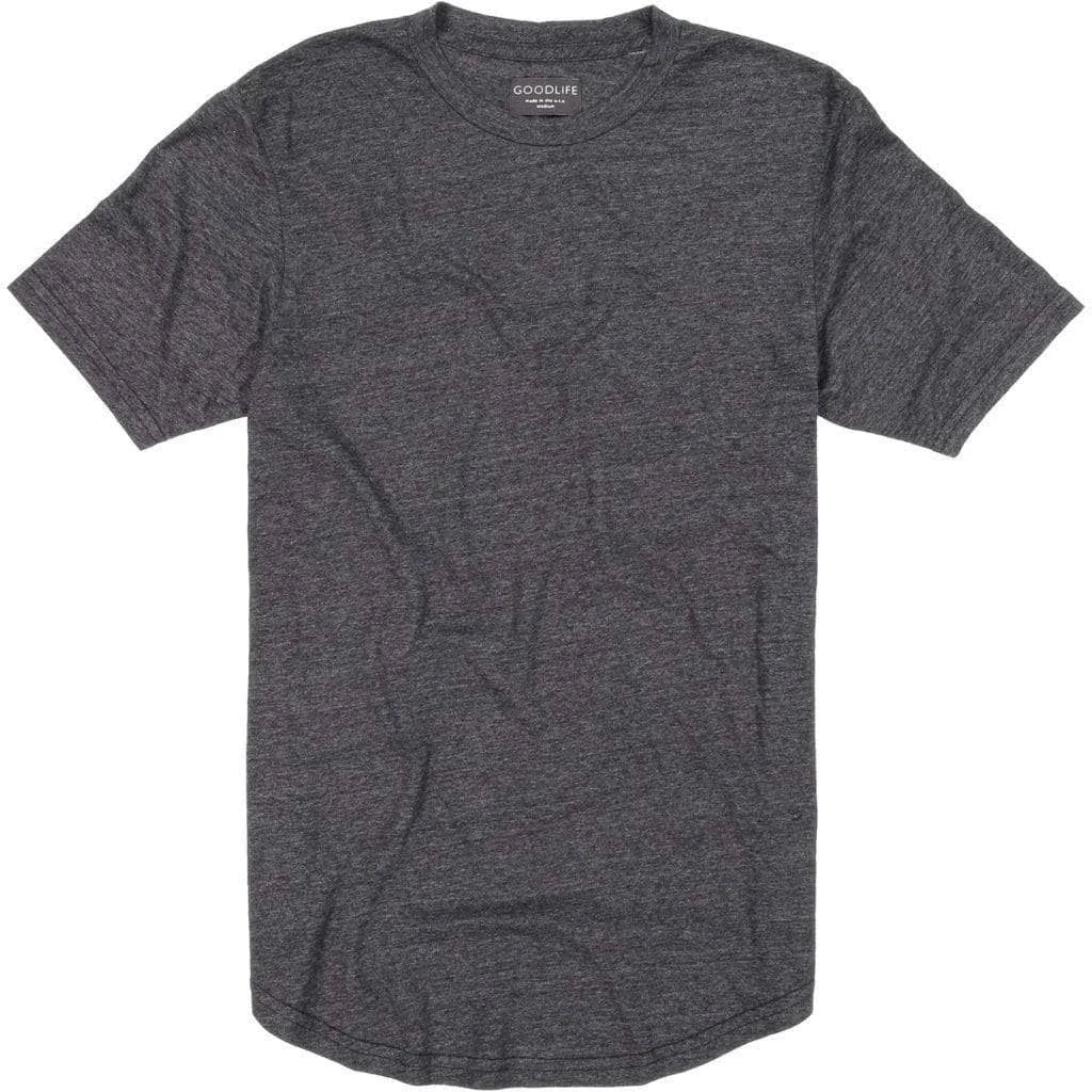 Black XXL Triblend Crew Y152044
