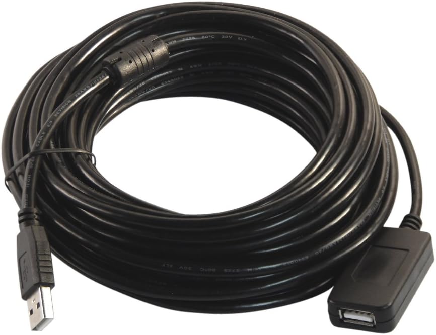 80 Foot USB 2.0 Active Extension Repeater Cable H7811