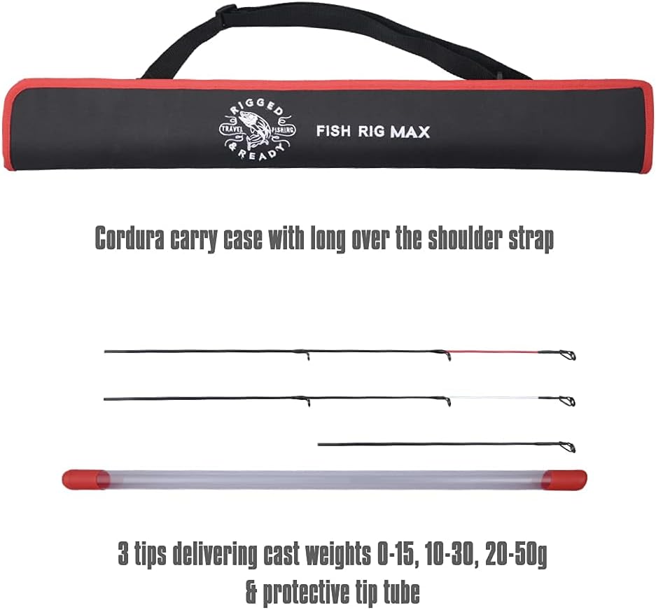 Telescopic Rod 240 & 210cm with 3 Tips U8772