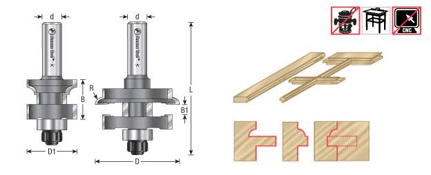 Carbide Tipped Divided Light Door C8732