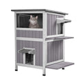 2 Story Weatherproof Cat House J213