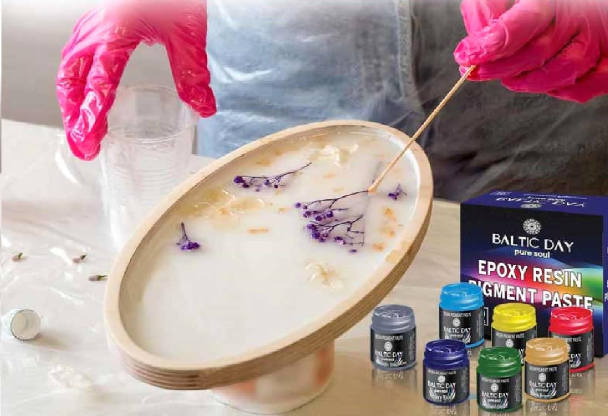 24 Pigment Pastes for Epoxy Resin Jars Set Q256486