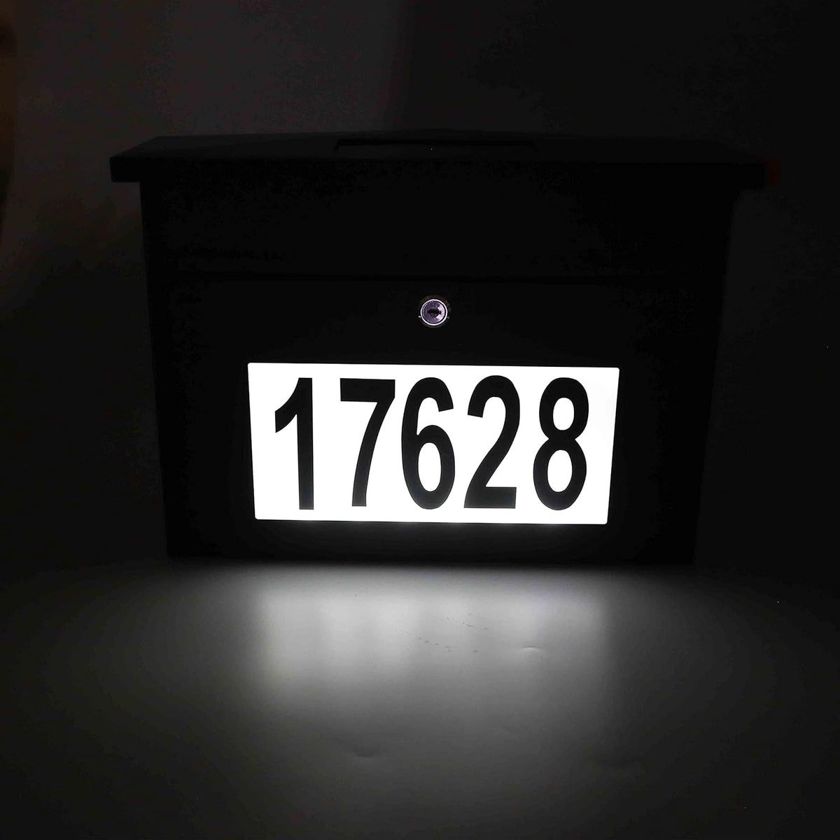 Black Wall Mount Locking Mailbox Z799