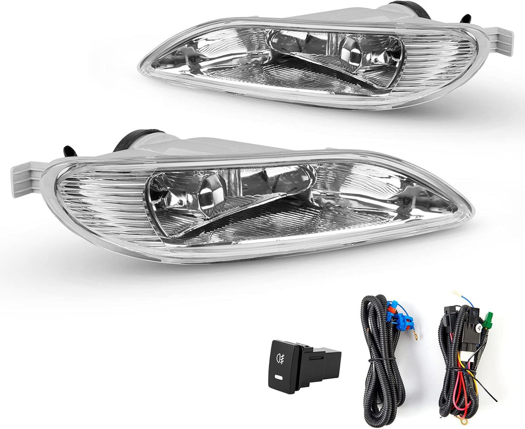 Fog Lights with Halogen Bulbs Switch and Wiring Kit 1 Set J9399