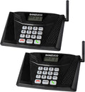 Wireless Hand Free Two Way Intercom System 18 Channels Pack 2 J8381