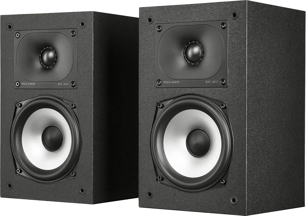 Pair of Midnight Black Bookshelf or Surround Speakers H813459