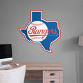 Texas Rangers Logo Giant Removable Decal B9054