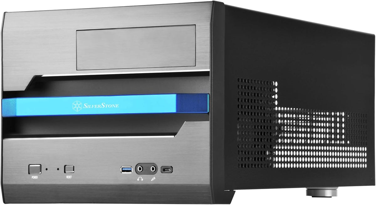 Micro-ATX Small Form Factor Case with Aluminum Front Panel N445629