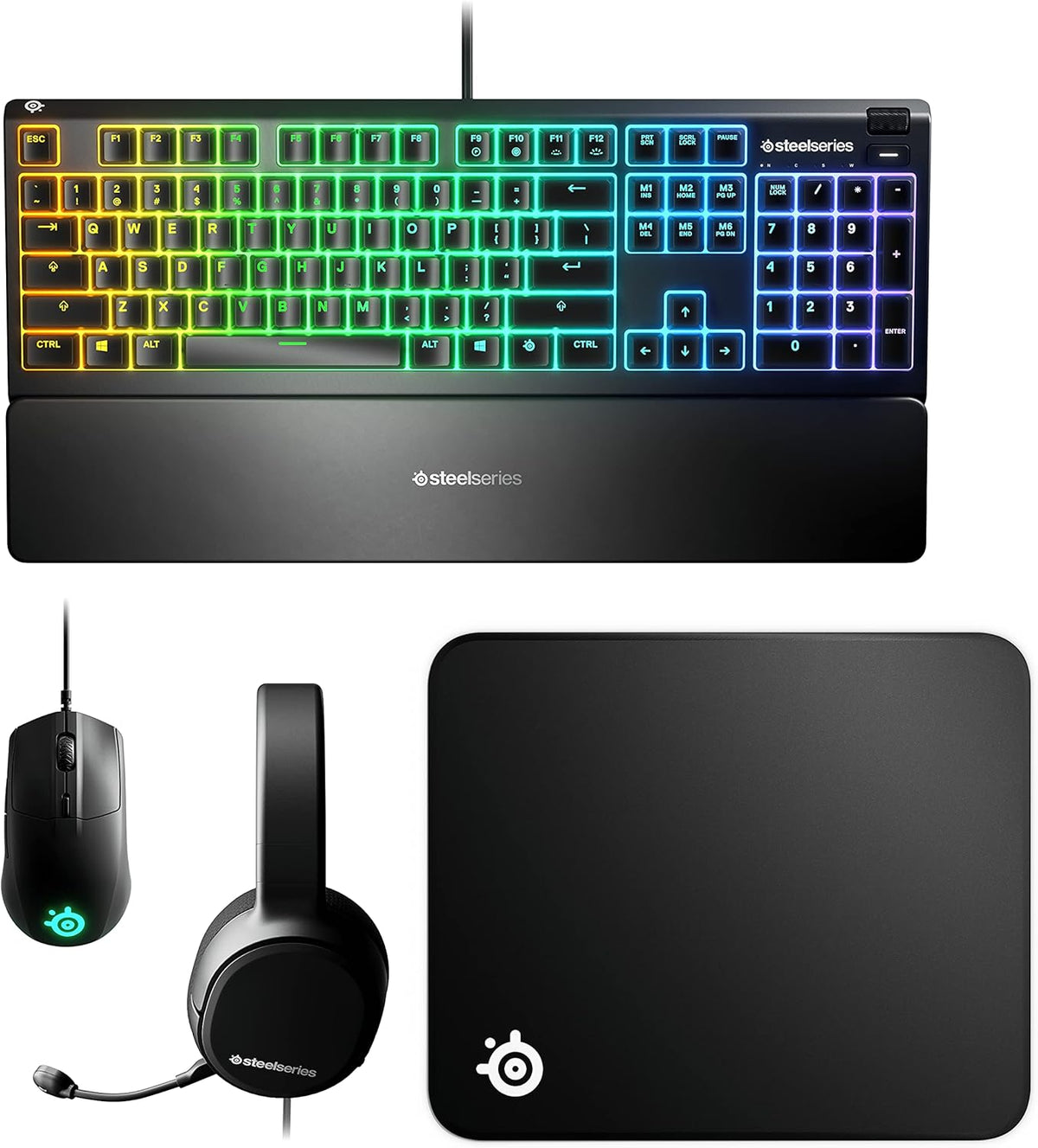 Black Gaming Mouse with 9 Programmable Buttons M19038