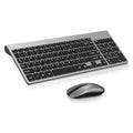 Blue Wireless Keyboard and Mouse Combo 2.4G N408