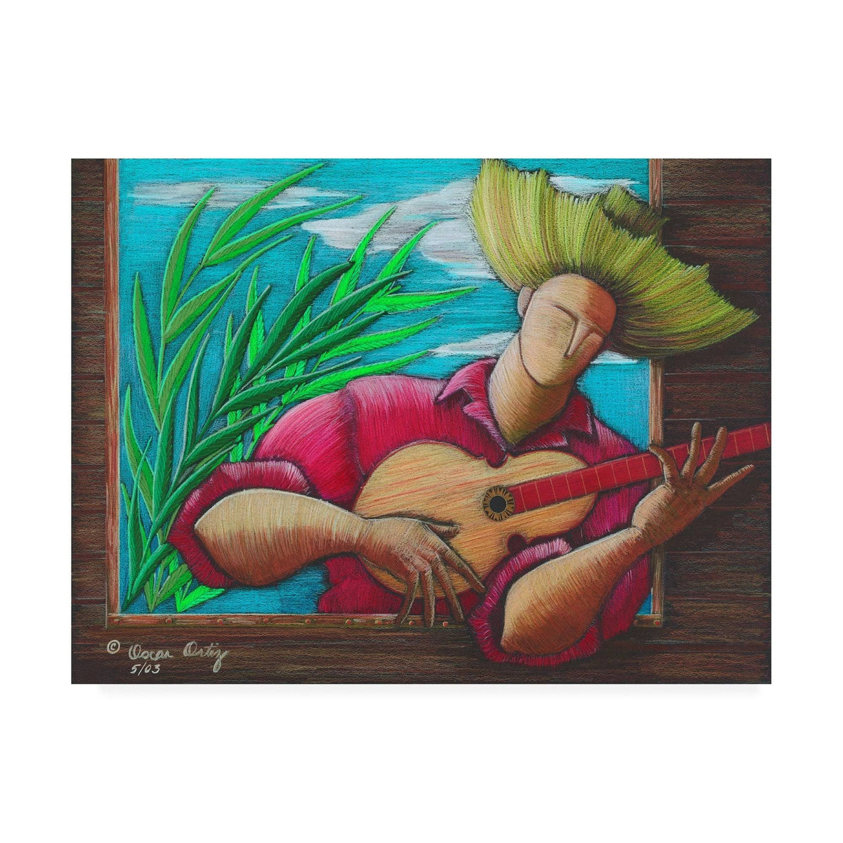 Musicians Guitar 1 18x24 S16760